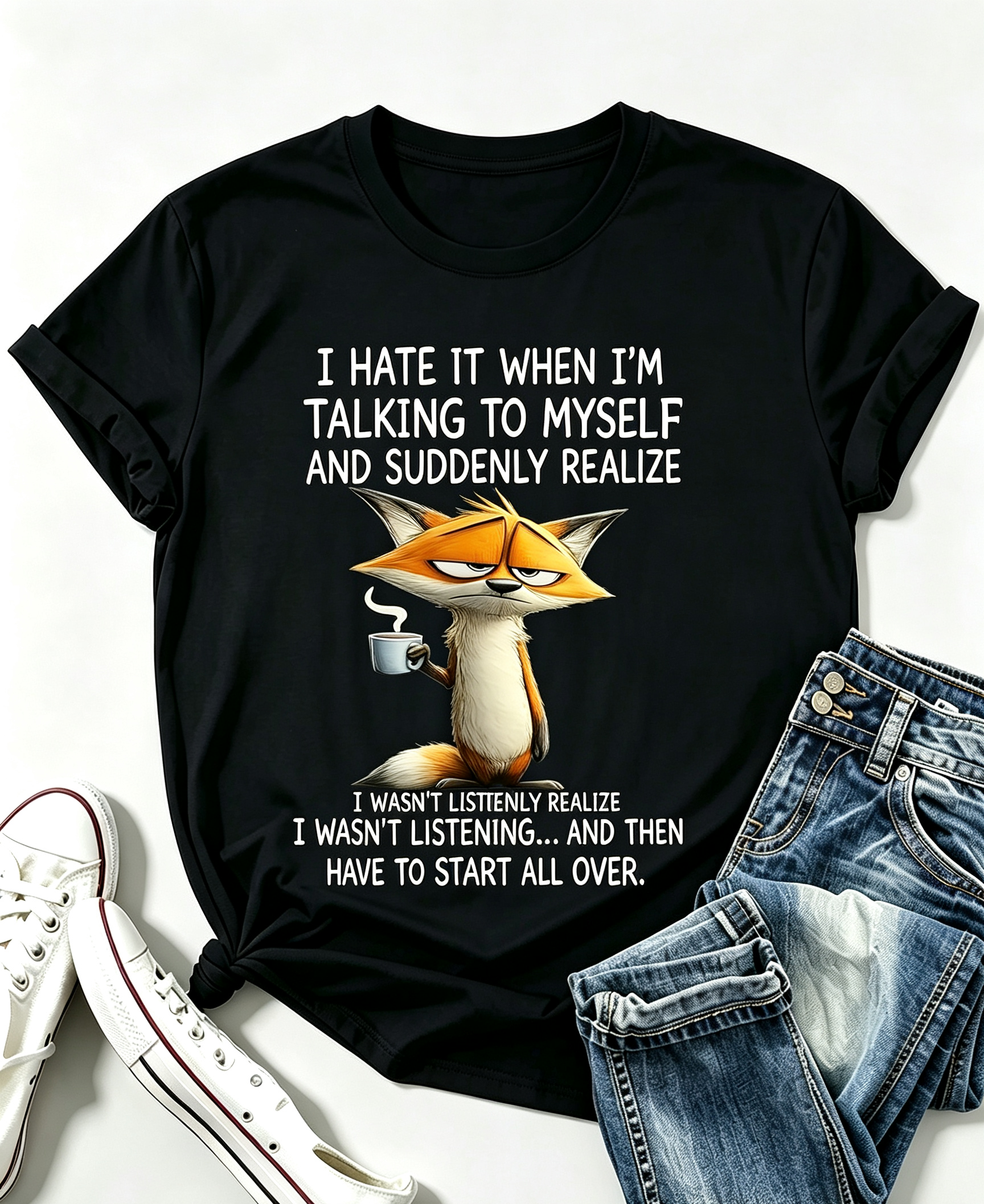 I Hate It When Im Talking to Myself and Suddenly Realize T Shirt