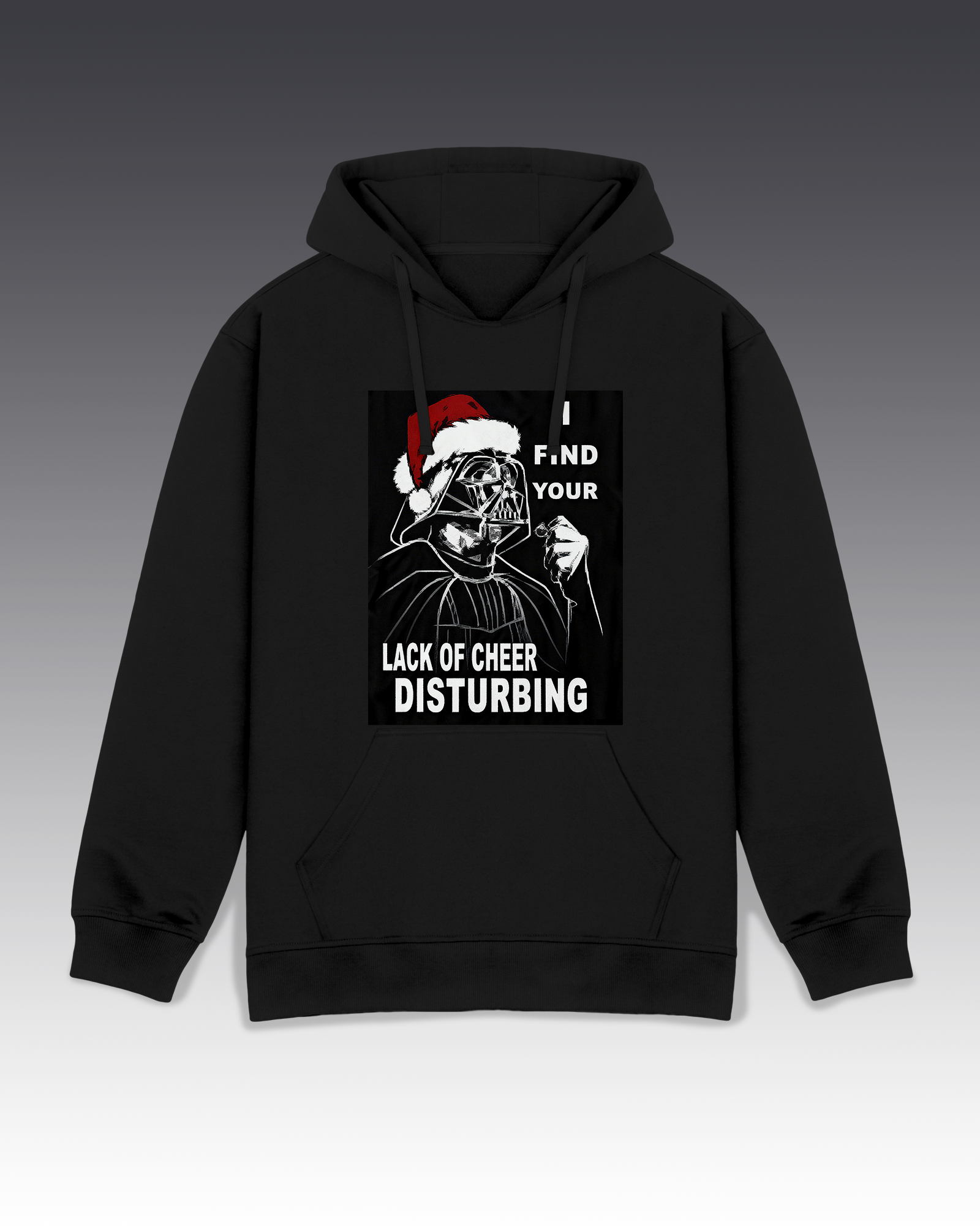 DIYANYONE Original Sci-Fi Hoodie: Vader Santa's Lack of Cheer