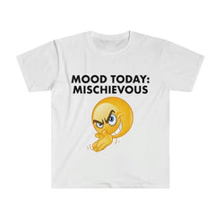 Funny Meme TShirt, Mood Today MISCHIEVOUS Joke Tee, Gift Shirt