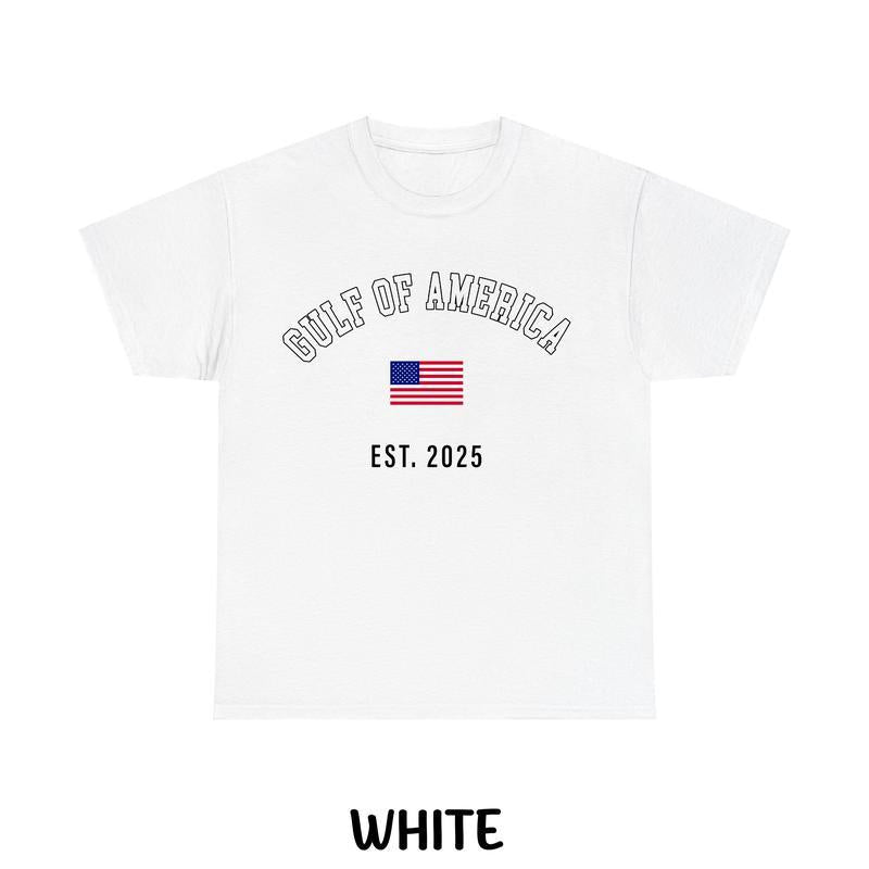 Gulf Retro Of America Est 2025 USA Flag T-Shirt