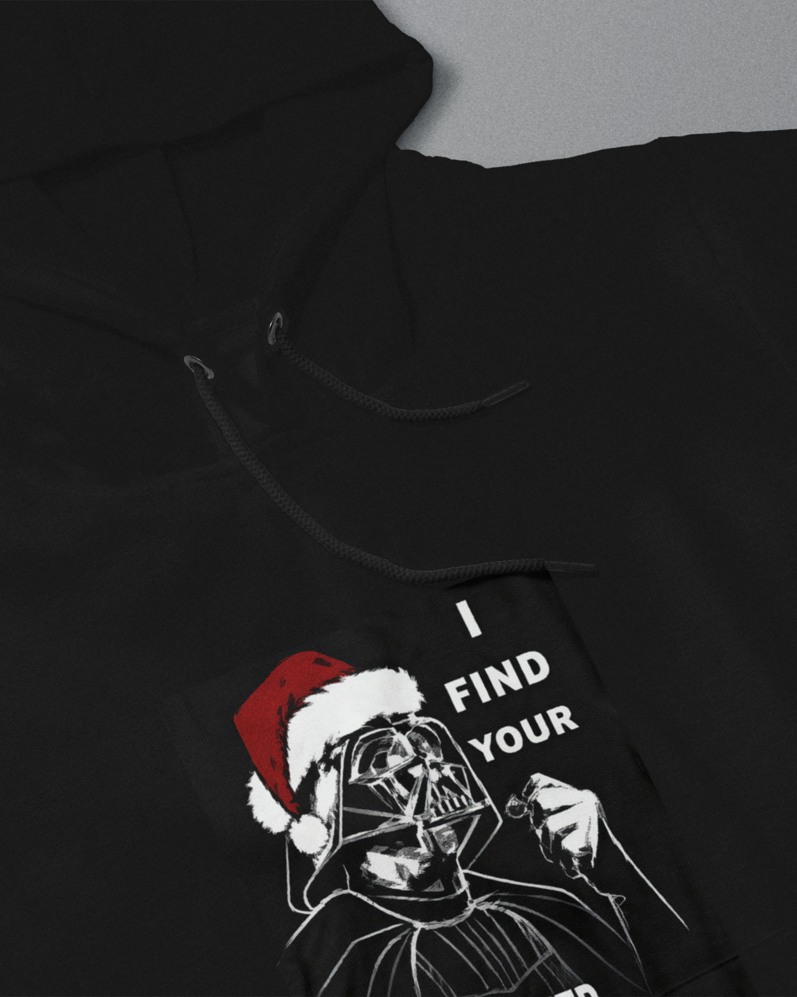 DIYANYONE Original Sci-Fi Hoodie: Vader Santa's Lack of Cheer
