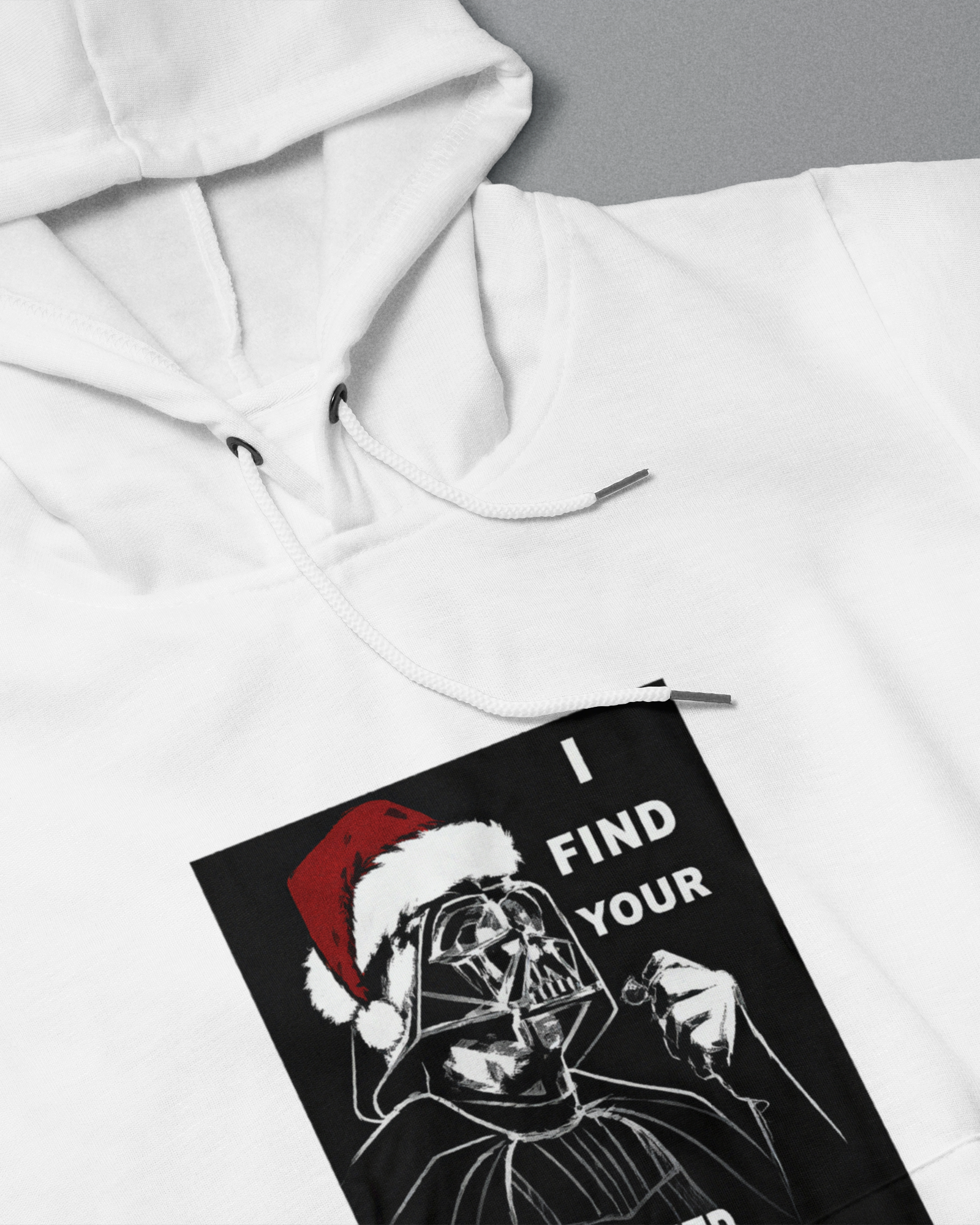 DIYANYONE Original Sci-Fi Hoodie: Vader Santa's Lack of Cheer