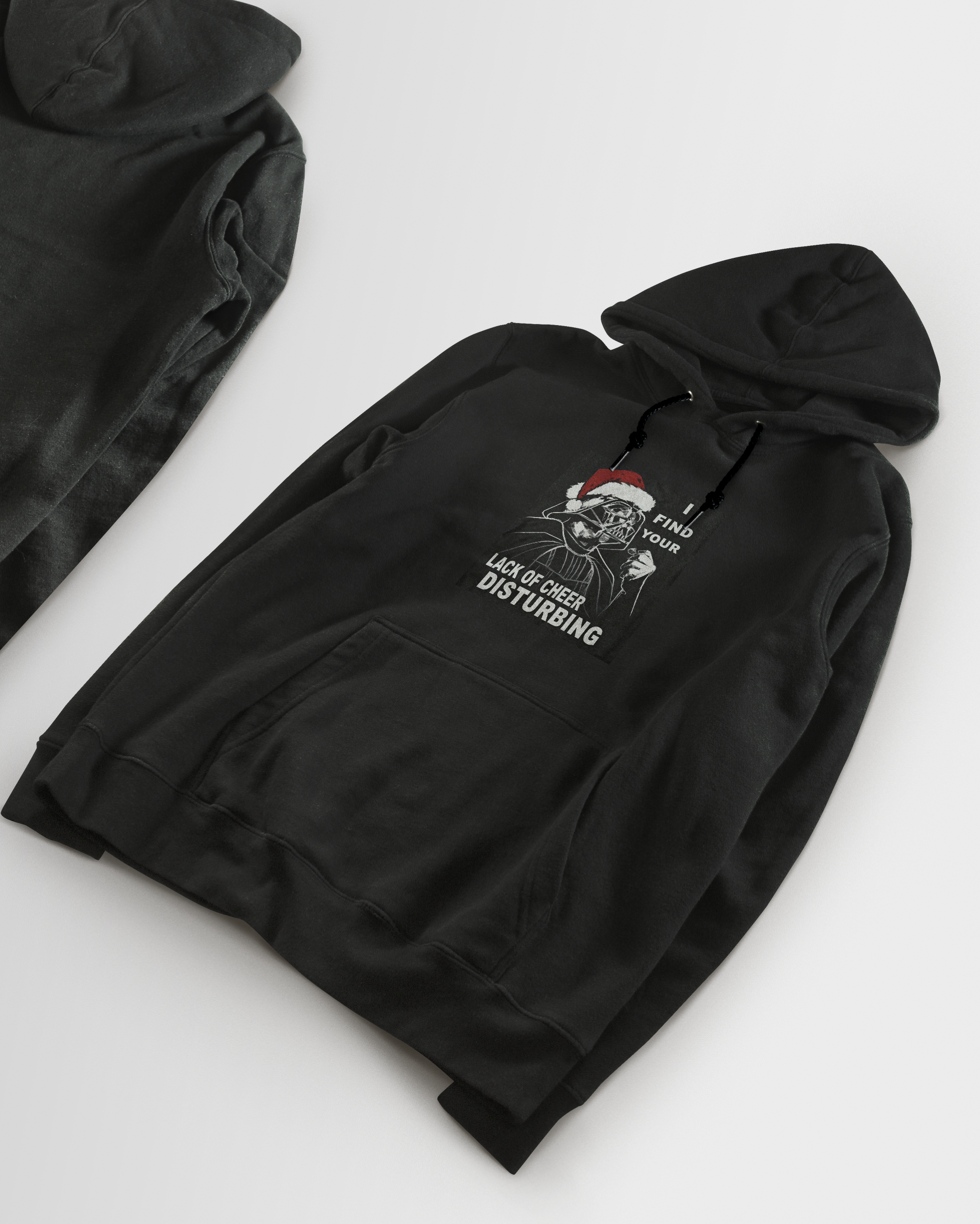 DIYANYONE Original Sci-Fi Hoodie: Vader Santa's Lack of Cheer