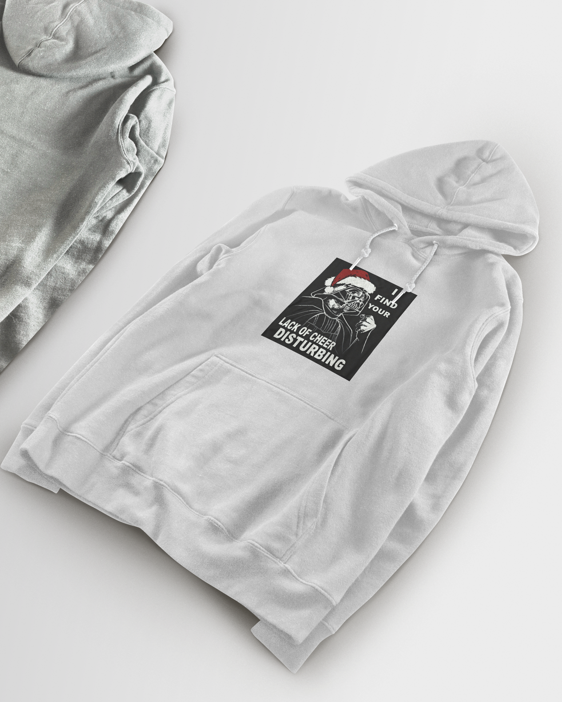 DIYANYONE Original Sci-Fi Hoodie: Vader Santa's Lack of Cheer