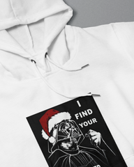 DIYANYONE Original Sci-Fi Hoodie: Vader Santa's Lack of Cheer
