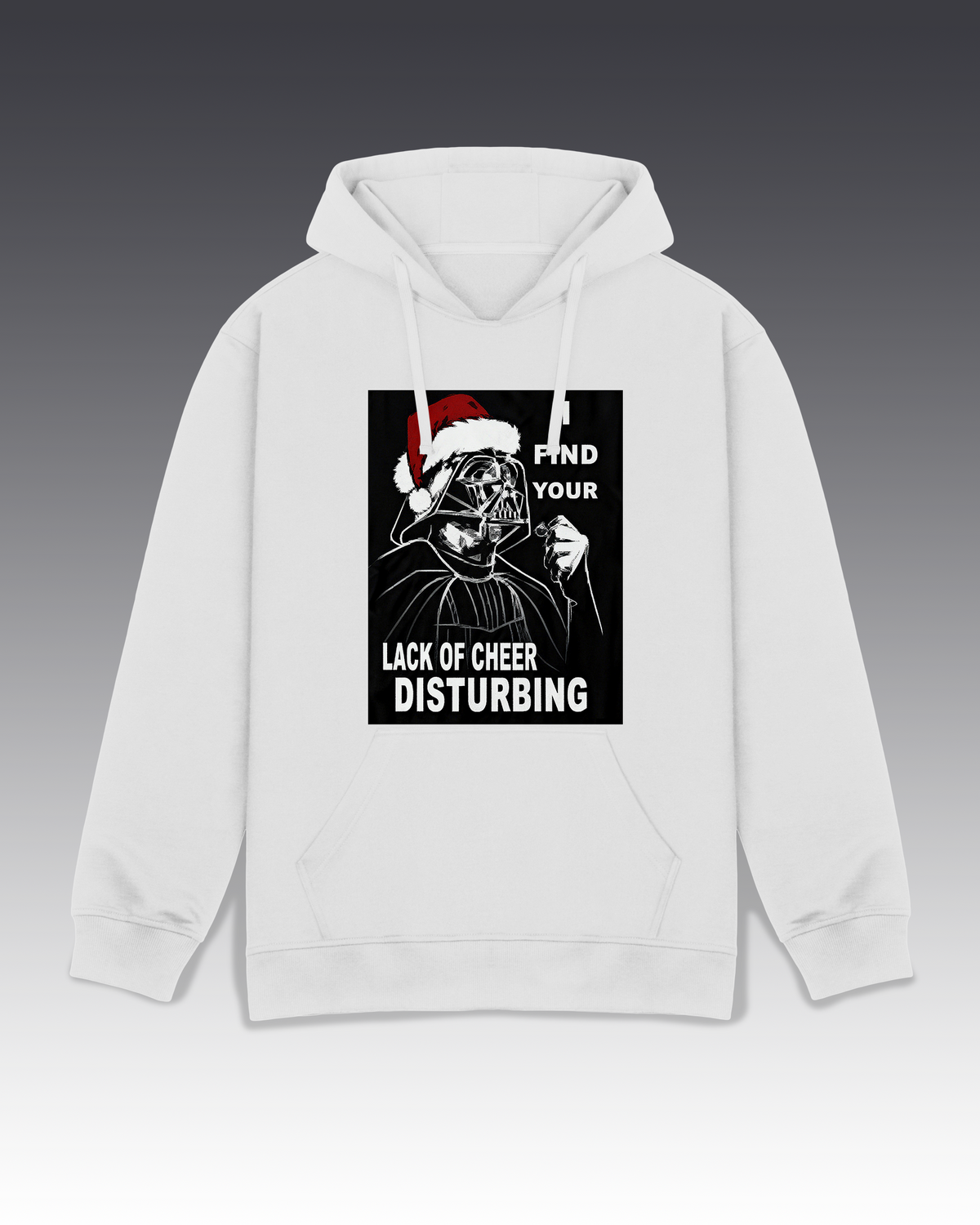 DIYANYONE Original Sci-Fi Hoodie: Vader Santa's Lack of Cheer