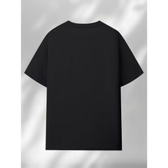Men's Stick Figure Meme T-Shirt - Funny Black Humor Letter Print with Iconic Stick Figure, Breathable Short Sleeve Round Neck Casual Top Suitable for Summer, Parties, Casual Attire & Meme Humor Gifts