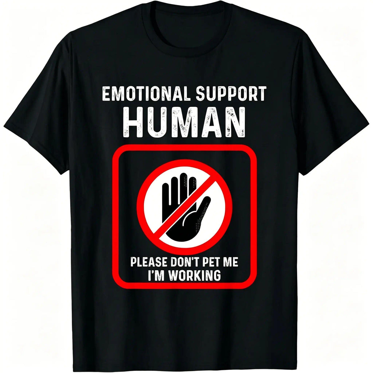 Bold Do Not Pet Me T-Shirt – Emotional Support Human Costume Look