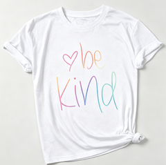 Women Be Kind Graphic Print Tees Teacher Shirts Funny Inspirational Blessed Short Sleeve T-Shirts Teacher Casual Tops