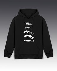 DIYANYONE Original "DEATH to Alive" Hoodie - Heavyweight Cotton Blend Pullover, Existential Philosophy Graphic Hoodies