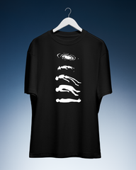 DIYANYONE Original "DEATH to Alive" Cotton T-Shirt - Existential Philosophy Graphic Tee, Whole Life Cycle Art Style