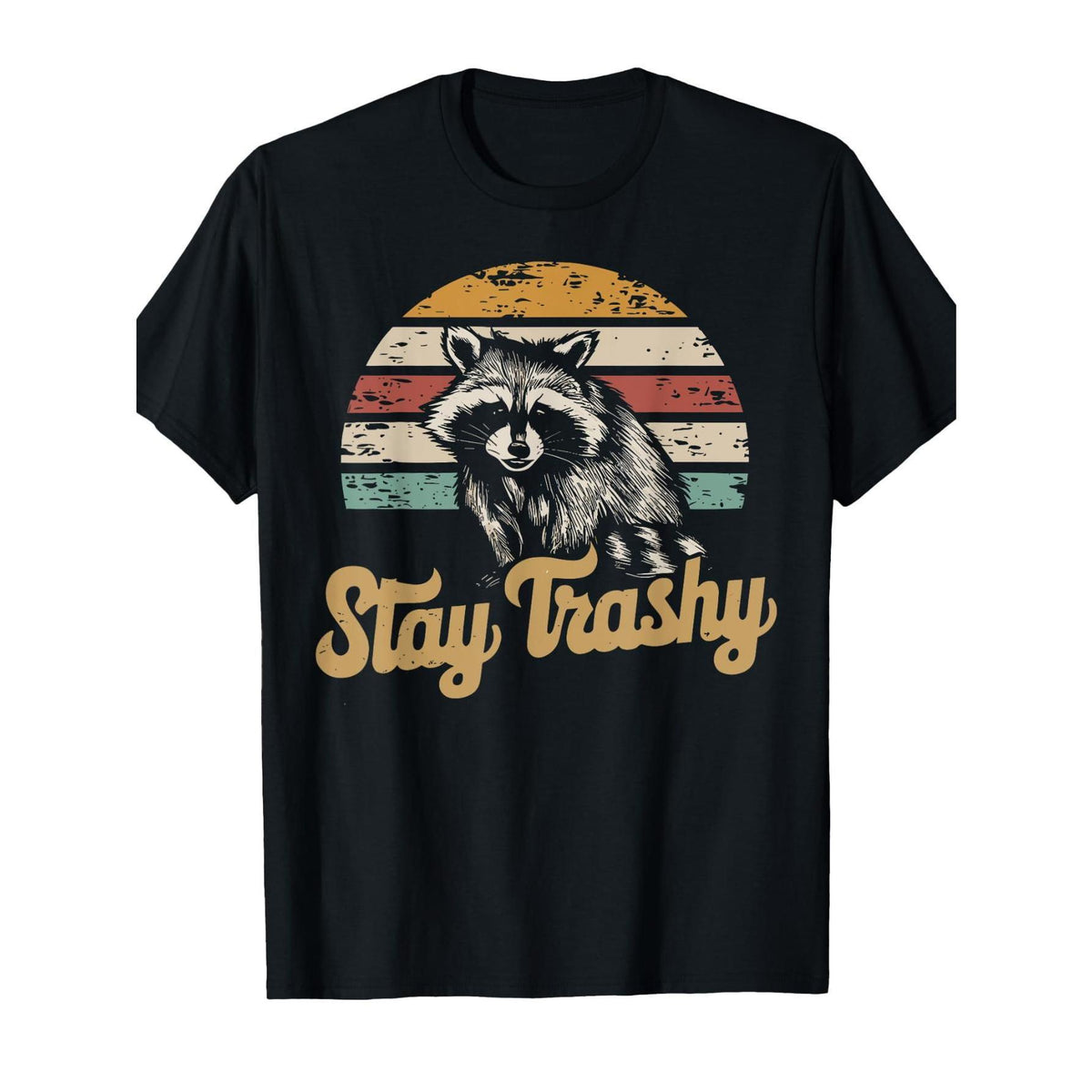 Stay Trashy Funny Opossum Raccoon Internet Memes Funny Meme T-Shirt