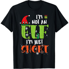 Im Not An Elf Just Short Funny Christmas T-Shirt