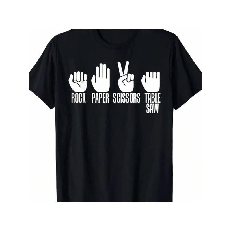 Rock Paper Scissor Table Saw T-Shirt