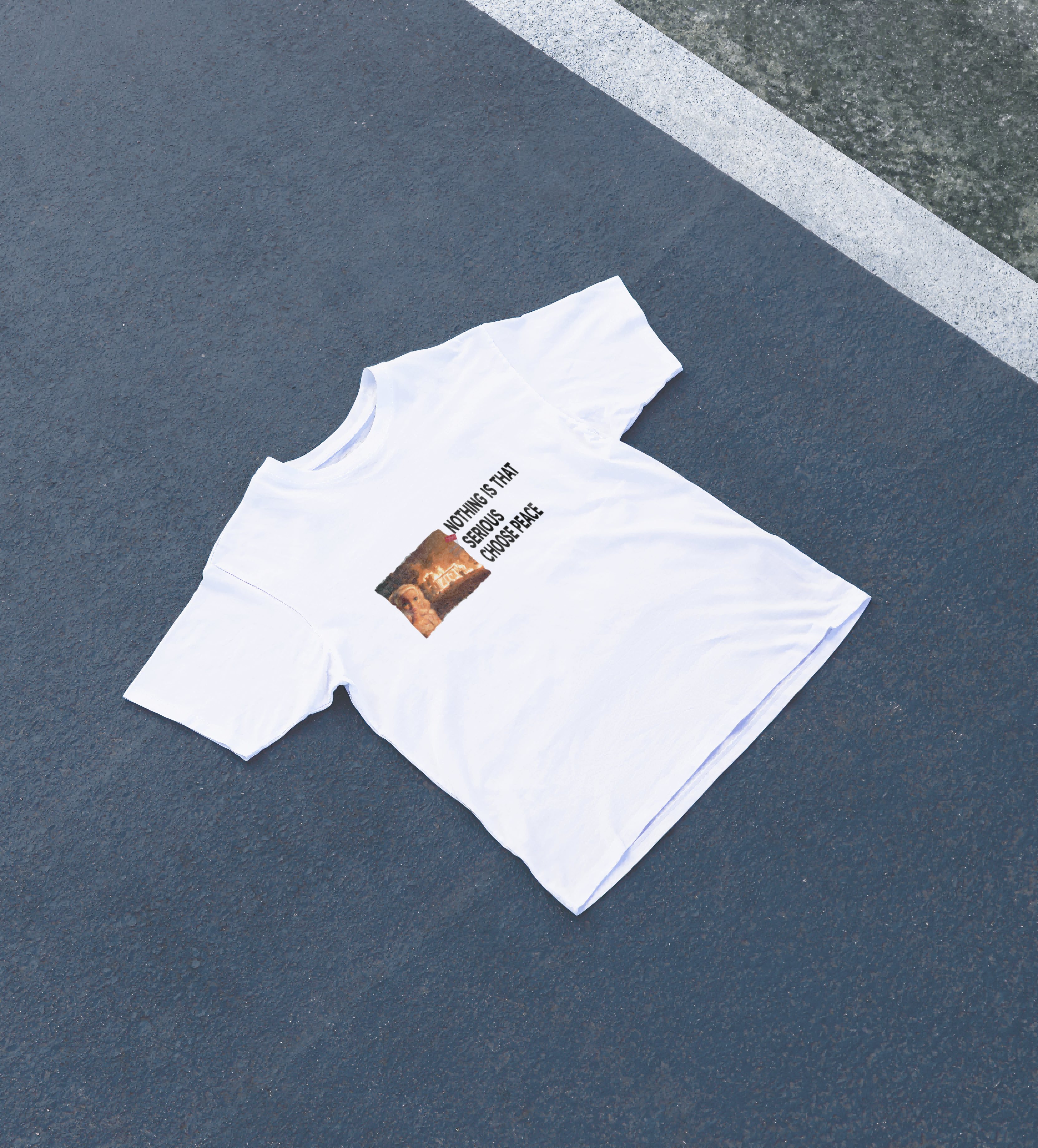 DIYANYONE Original Barbie Fire Meme Cotton Graphic T-Shirt - Dark Humor Statement Apparel, Viral Internet Pop Culture Style