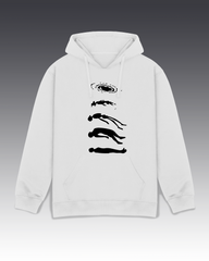 DIYANYONE Original "DEATH to Alive" Hoodie - Heavyweight Cotton Blend Pullover, Existential Philosophy Graphic Hoodies