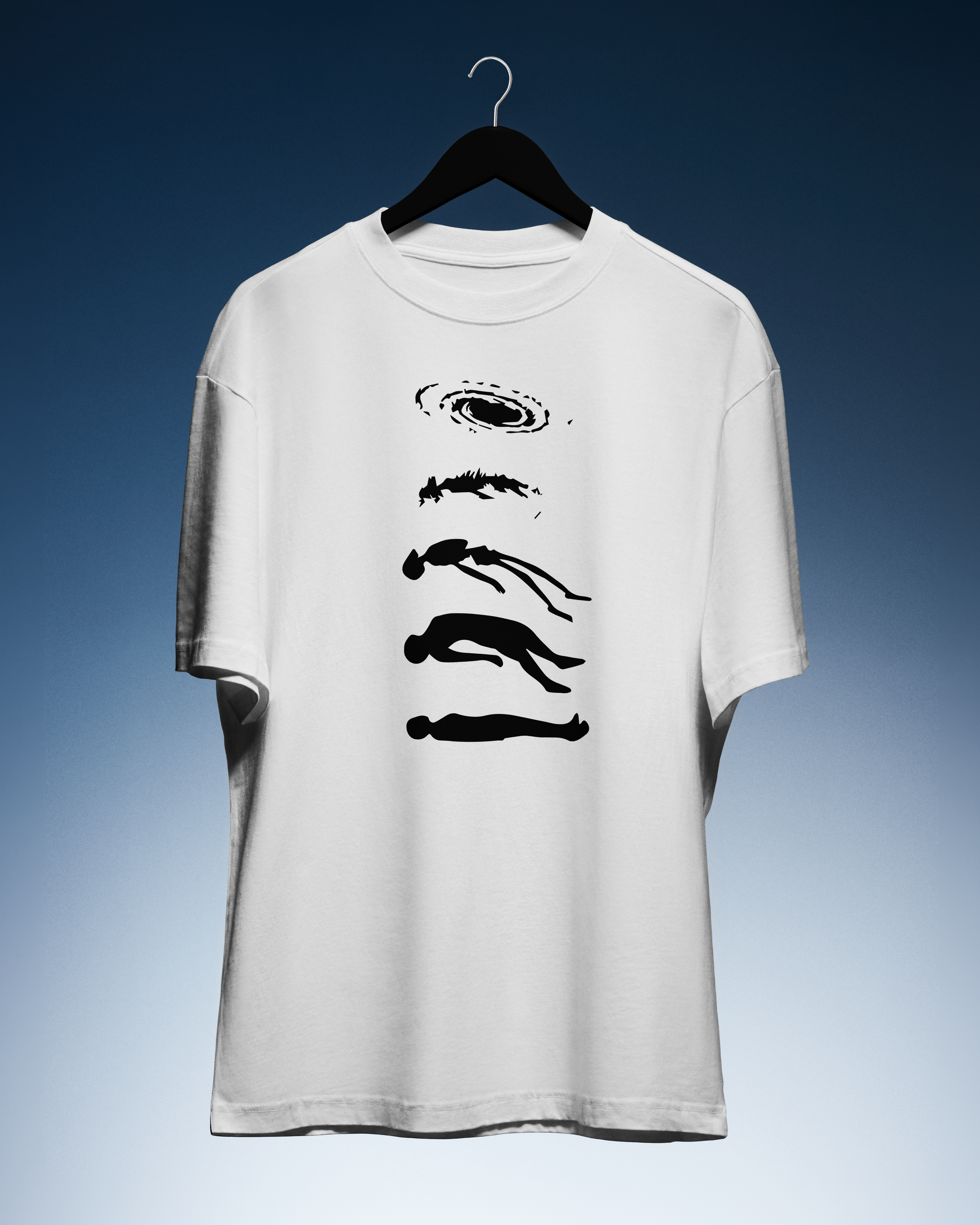 DIYANYONE Original "DEATH to Alive" Cotton T-Shirt - Existential Philosophy Graphic Tee, Whole Life Cycle Art Style