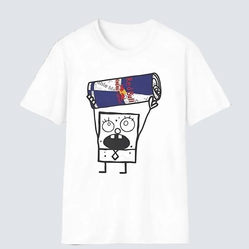 Funny Spongebob Redbull Meme T-Shirt