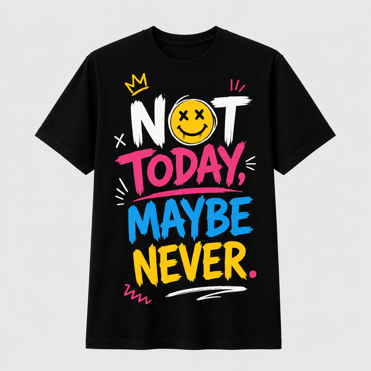 Meme Mood Funny Graphic T-Shirt Customizable Unisex Tee05