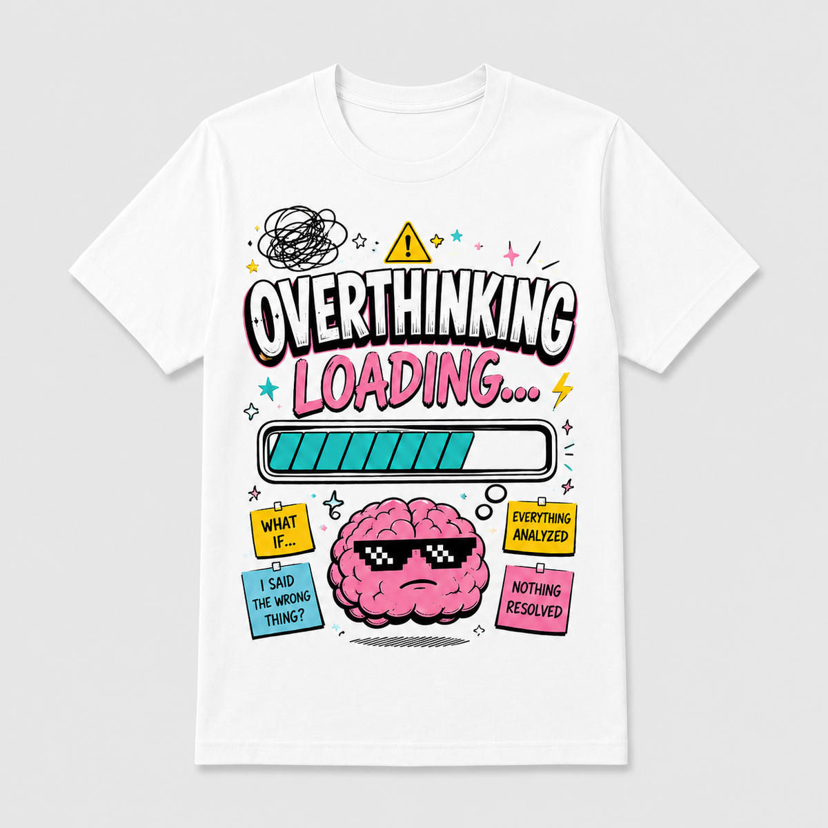 Meme Mood Funny Graphic T-Shirt Customizable Unisex Tee06