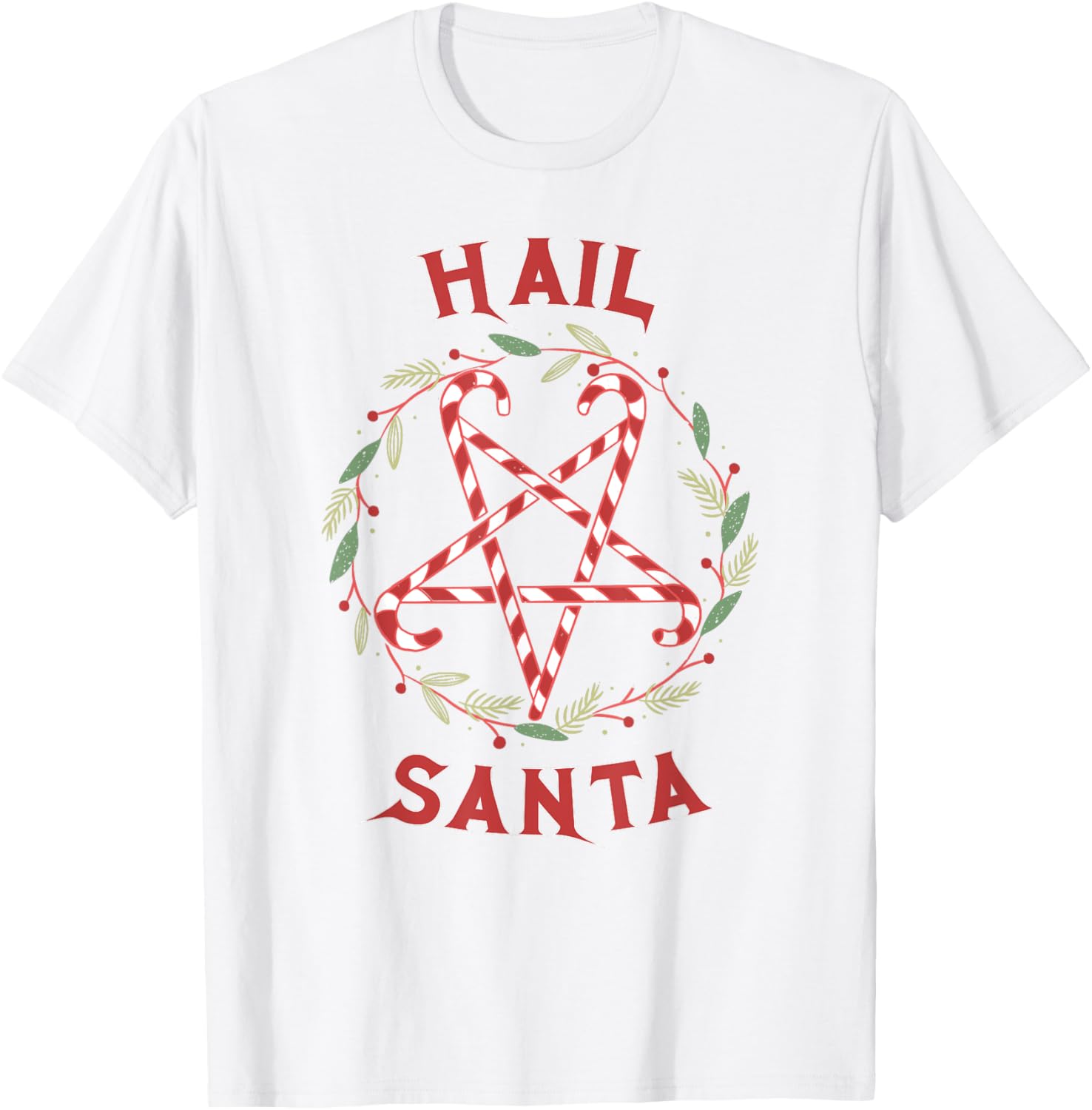 Hail Santa Christmas Krampus Clothing T-Shirt funny t-shirt