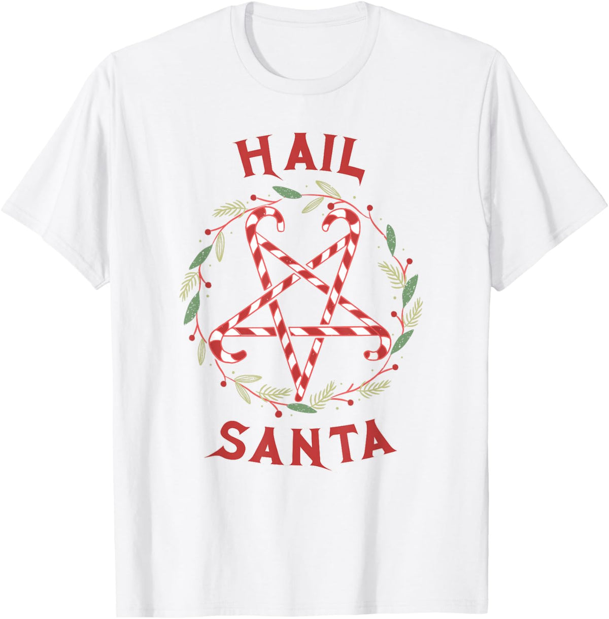 Hail Santa Christmas Krampus Clothing T-Shirt funny t-shirt