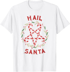 Hail Santa Christmas Krampus Clothing T-Shirt funny t-shirt