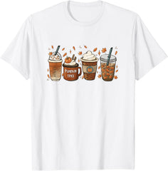Halloween Coffee Pumpkin Latte Spice Coffee Love Unisex T-Shirt