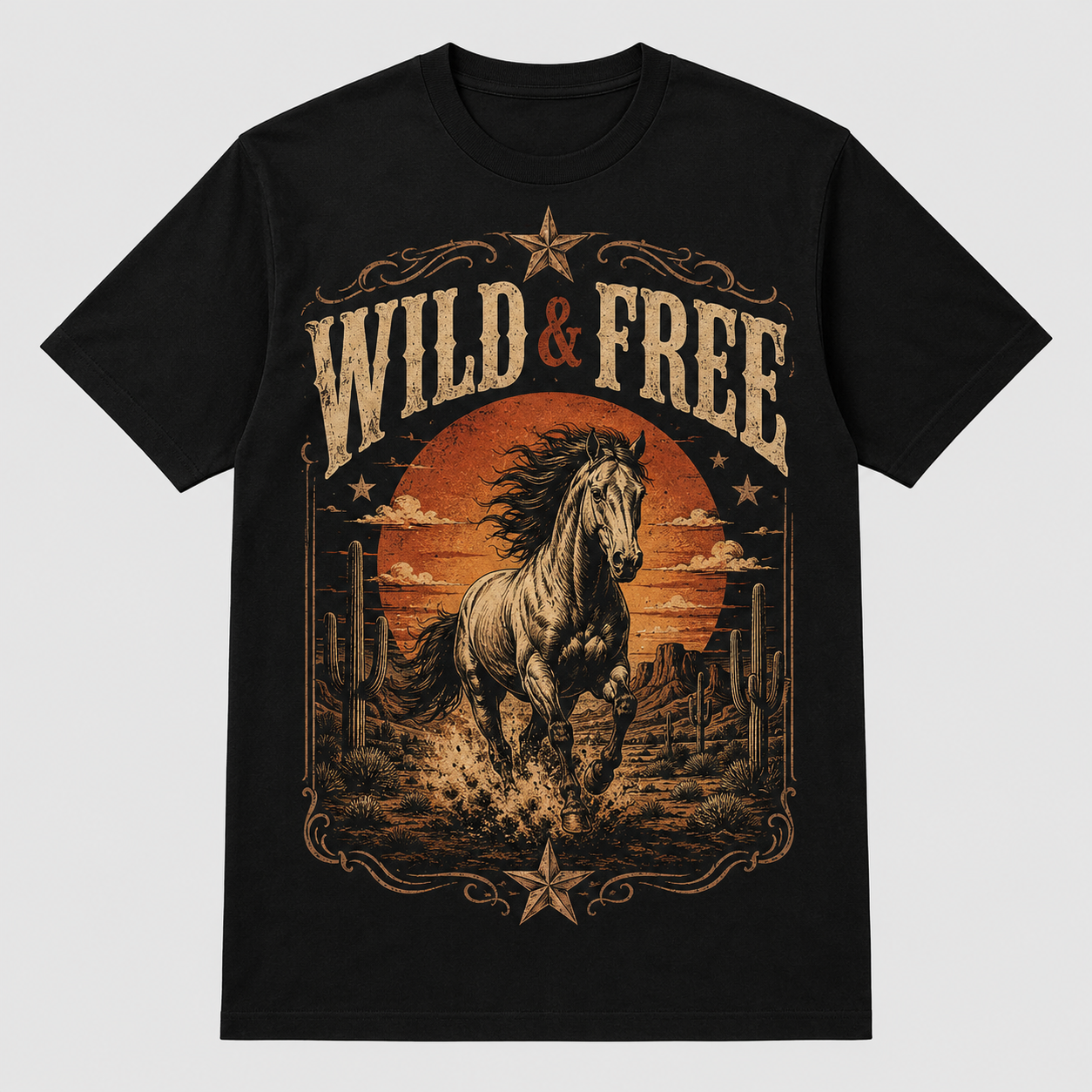 Western Roadtrip Vintage Graphic T-Shirt Desert Unisex Tee07