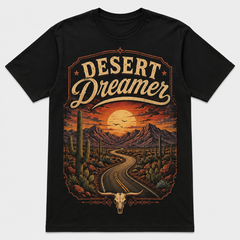 Western Roadtrip Vintage Graphic T-Shirt Desert Unisex Tee09