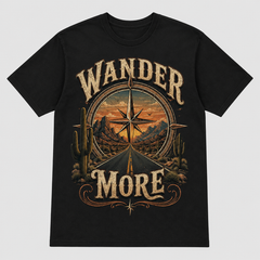 Western Roadtrip Vintage Graphic T-Shirt Desert Unisex Tee01