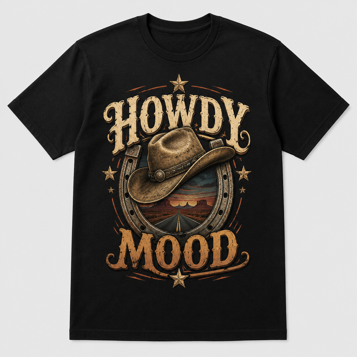 Western Roadtrip Vintage Graphic T-Shirt Desert Unisex Tee03