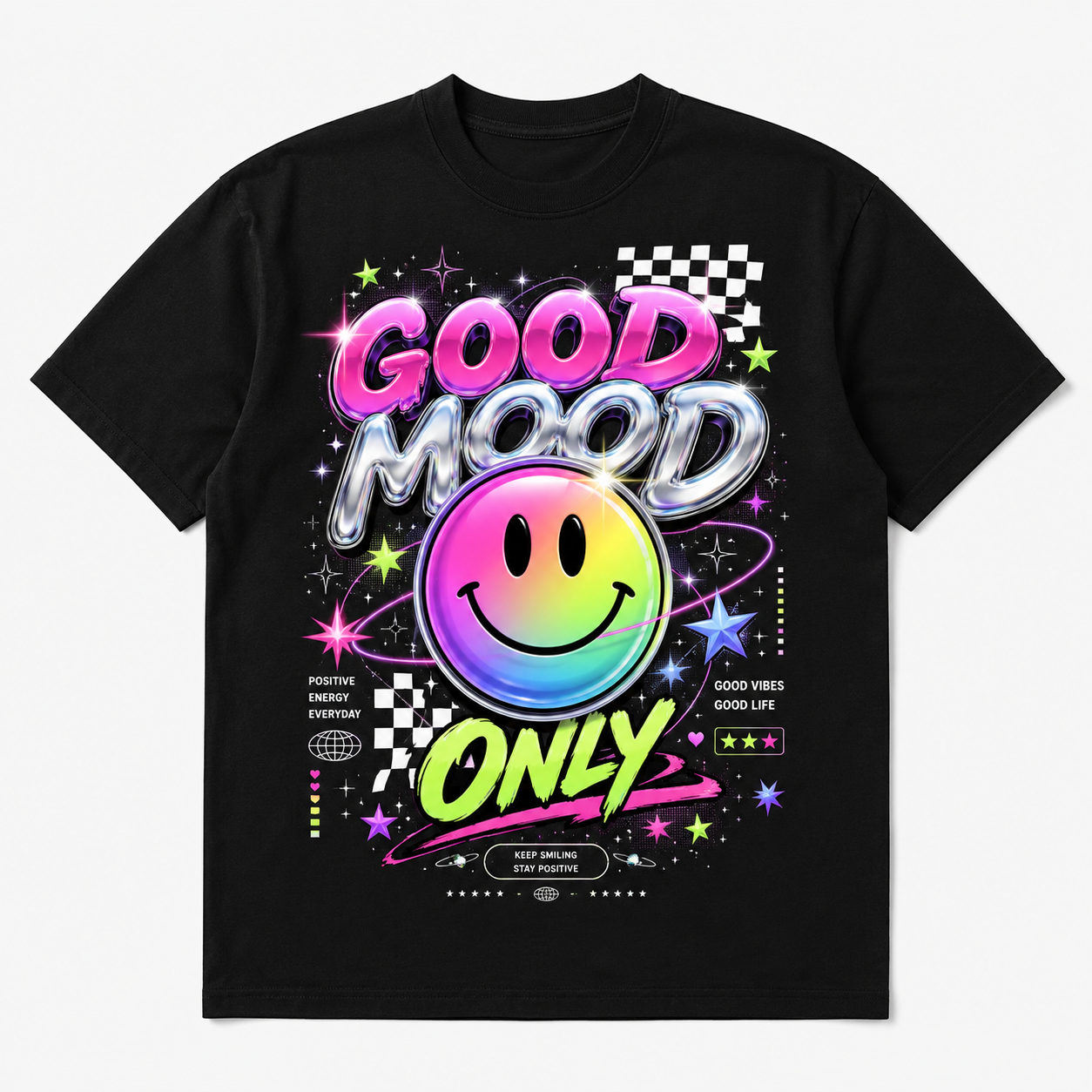 Y2K Energy Aesthetic Graphic T-Shirt Retro Unisex Tee05