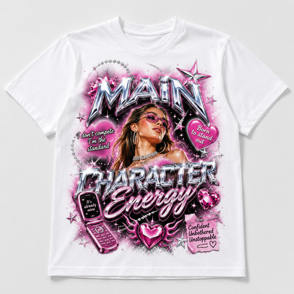 Y2K Energy Aesthetic Graphic T-Shirt Retro Unisex Tee02