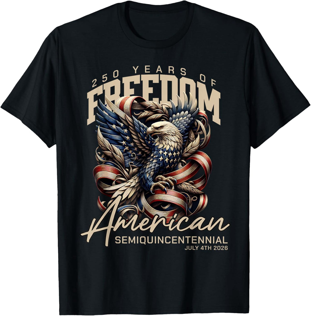 America 250th Celebration 250 Years America Eagle Unisex T-Shirt