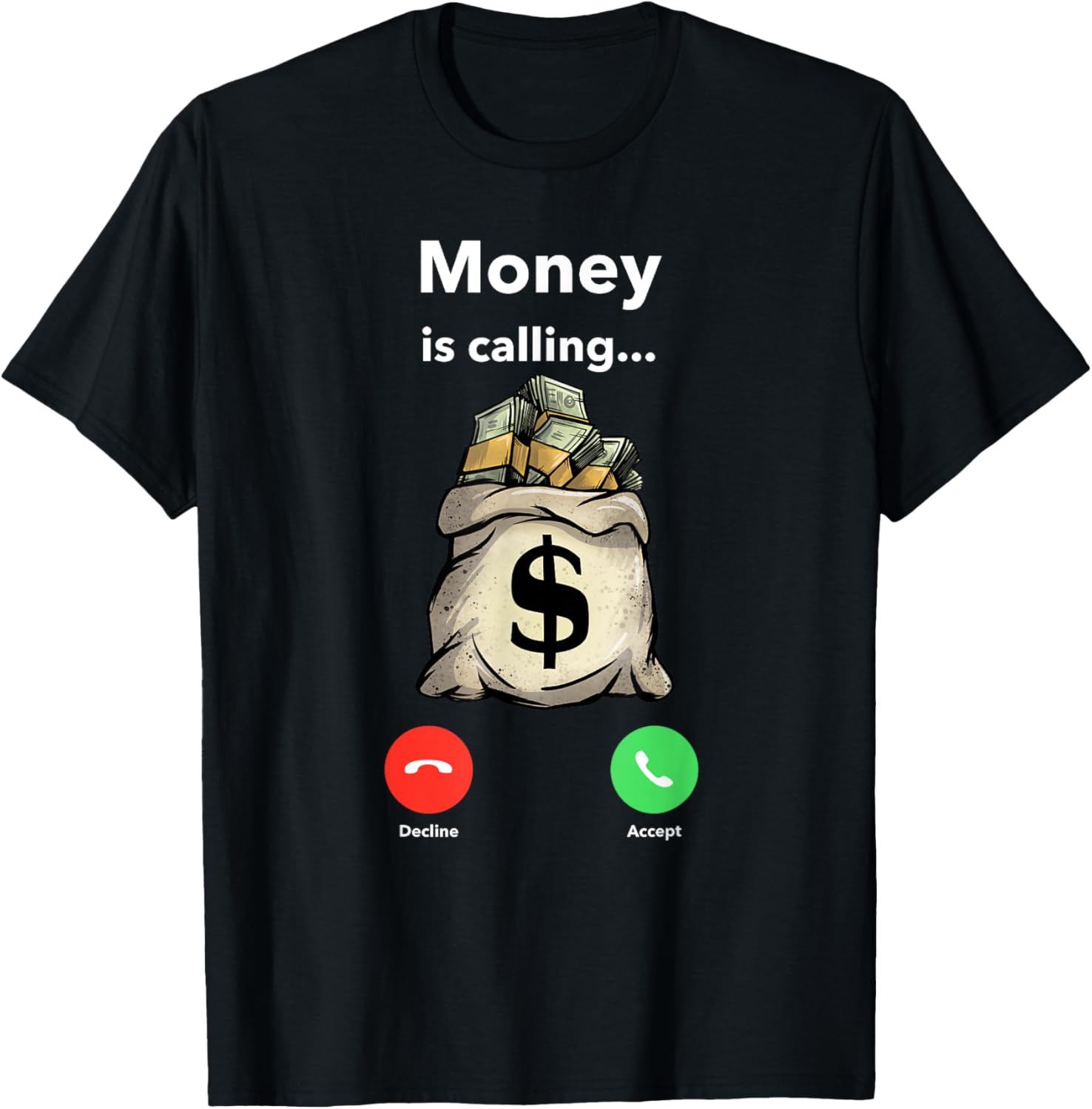 Money Call Gangster Entrepreneur Christmas Hip Hop Gift T-Shirt