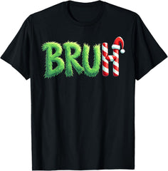 Bruh Christmas Funny Christmas humor Meme T-Shirt funny tshirt
