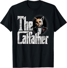 The Catfather Cat Father Mafia Father Cat T-Shirt