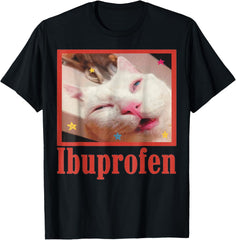Funny Cat Hilarious Cat Meme Women Men T-Shirt