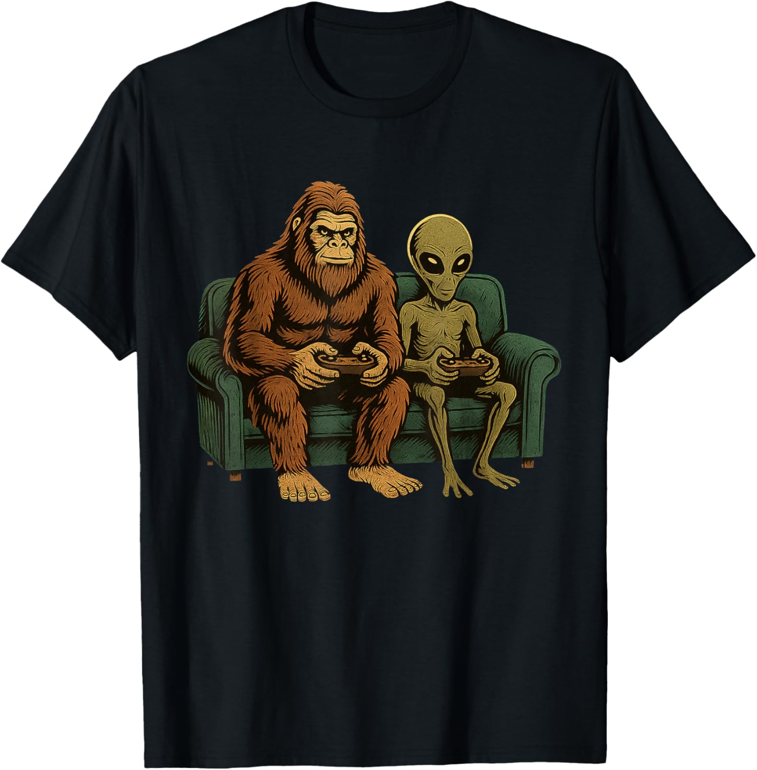 foot alien Shirt Men Boys T-Shirt