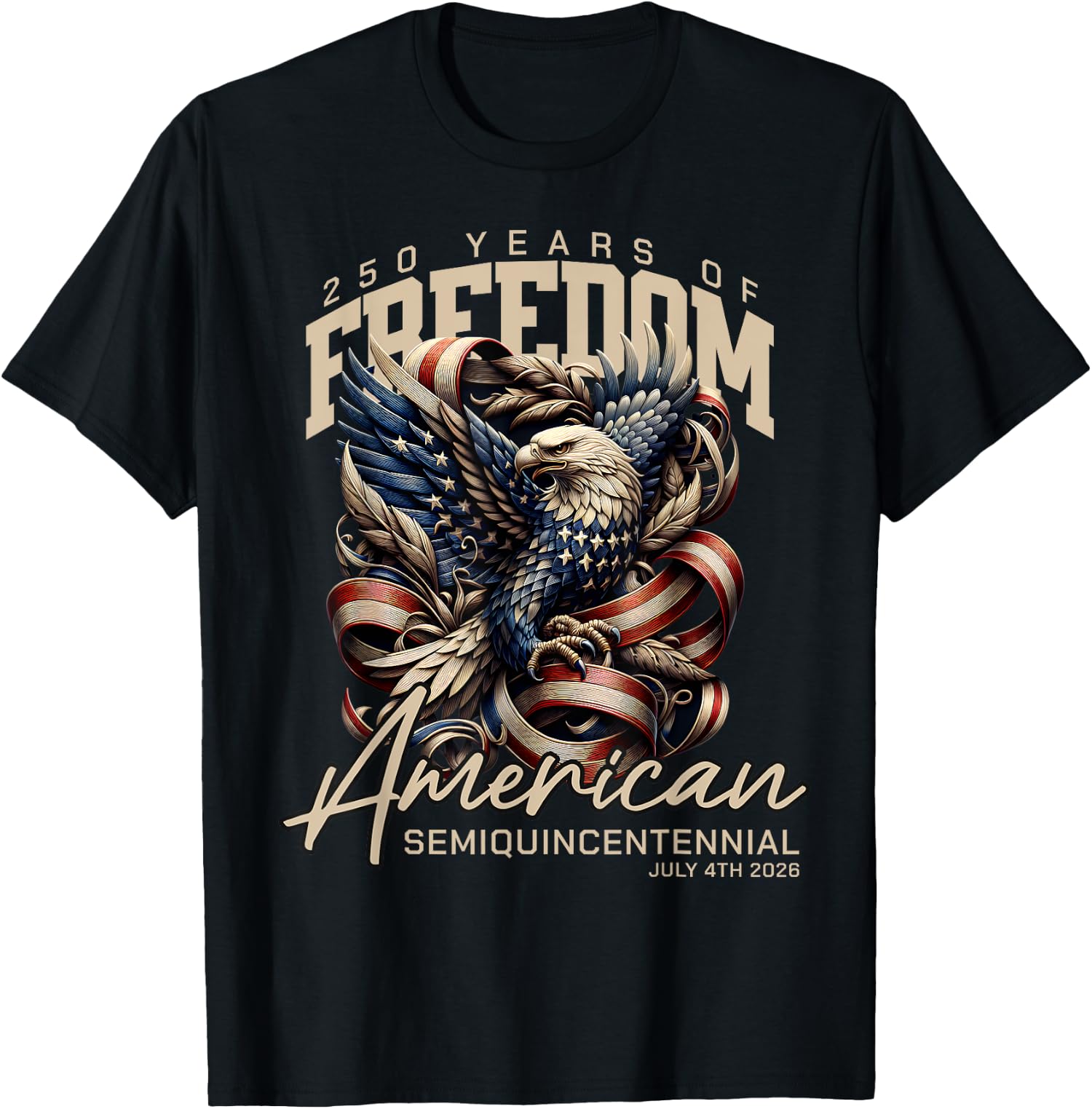 America 250th Celebration 250 Years America Eagle Unisex T-Shirt