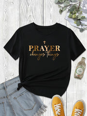 Black Casual T-shirt
