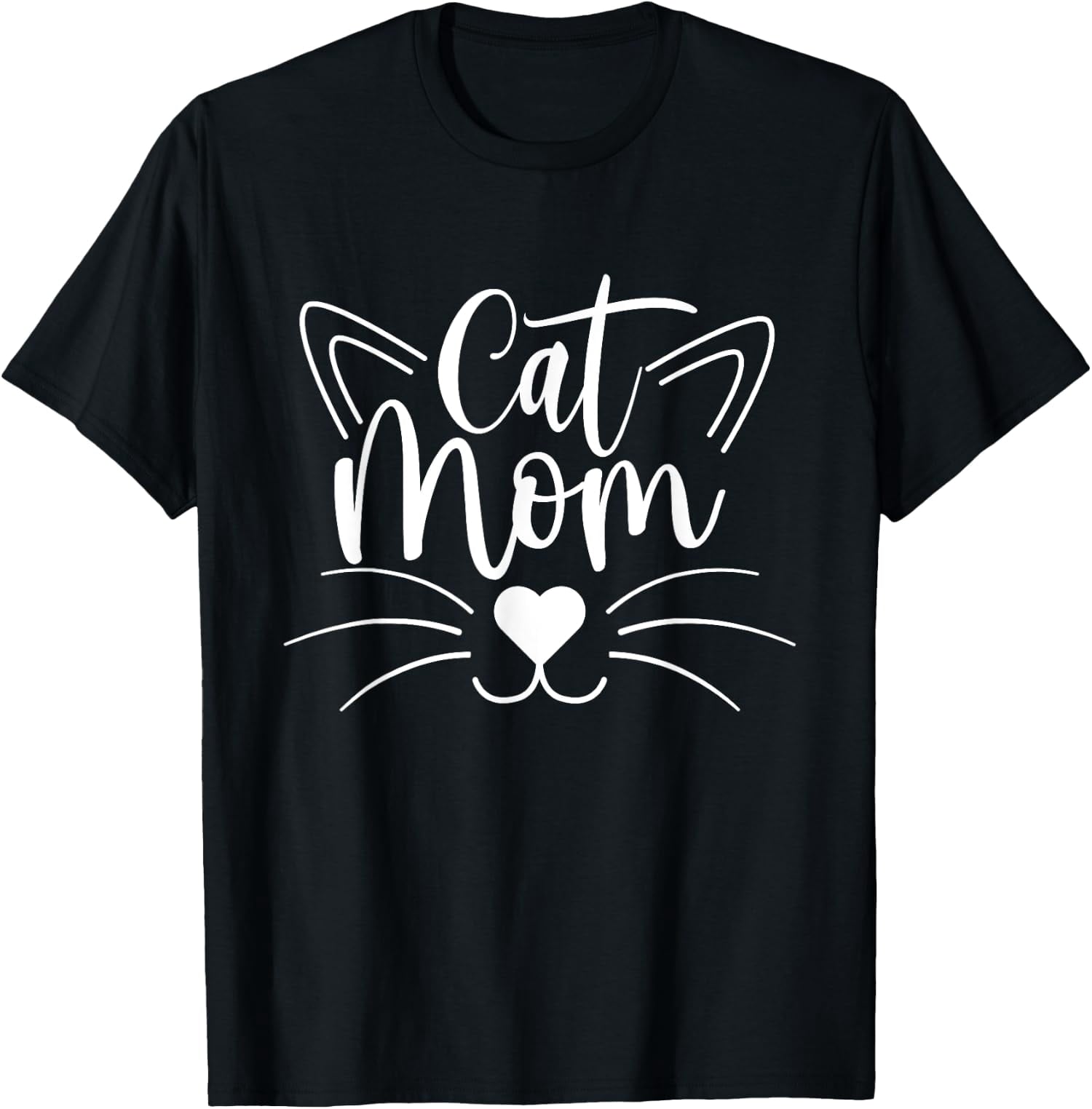 Cat Mom Cute Cool Design Gift for Cat Kitten Lover Unisex T-Shirt