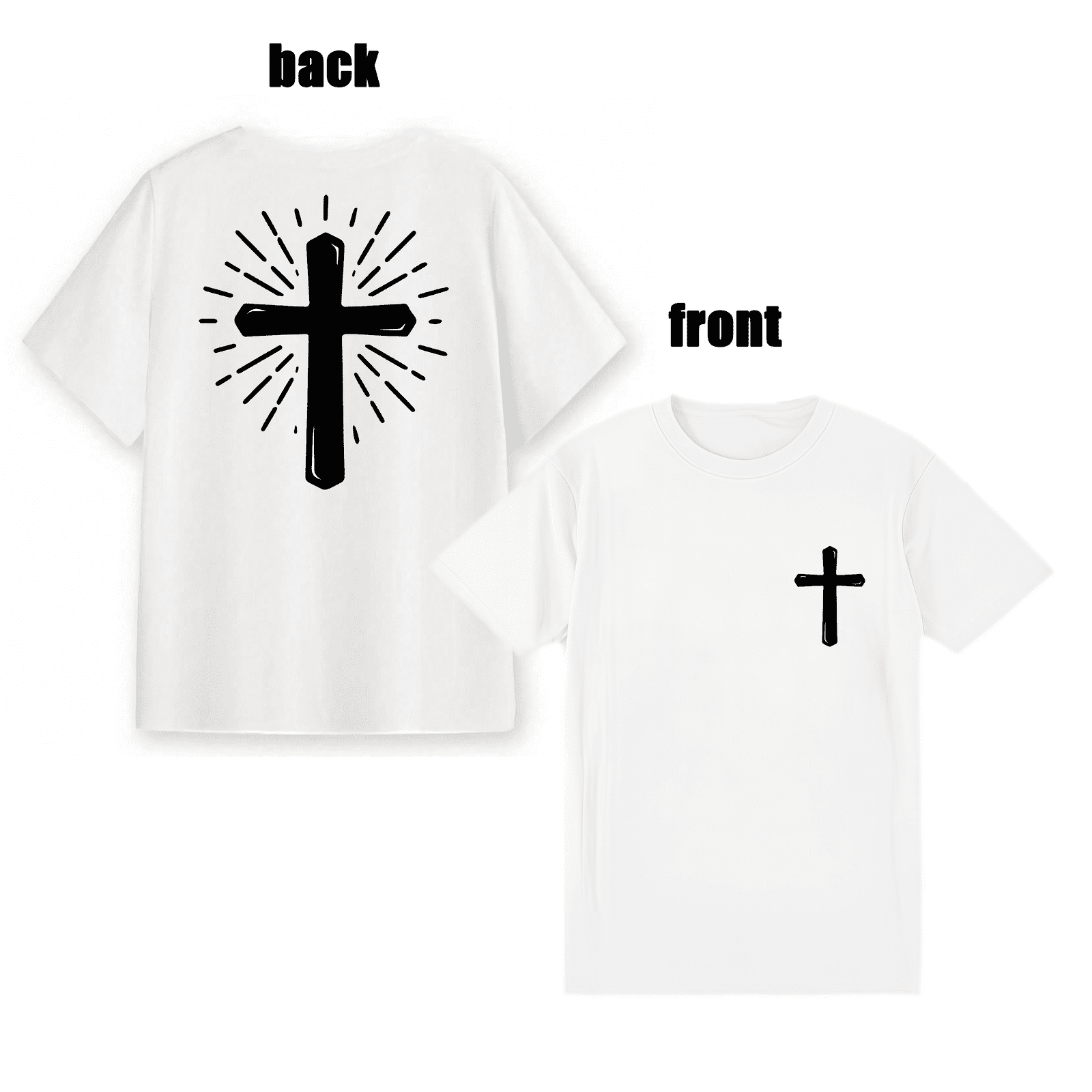 Christianity Print Short Sleeve T-Shirt | Women'S Casual Crew Neck