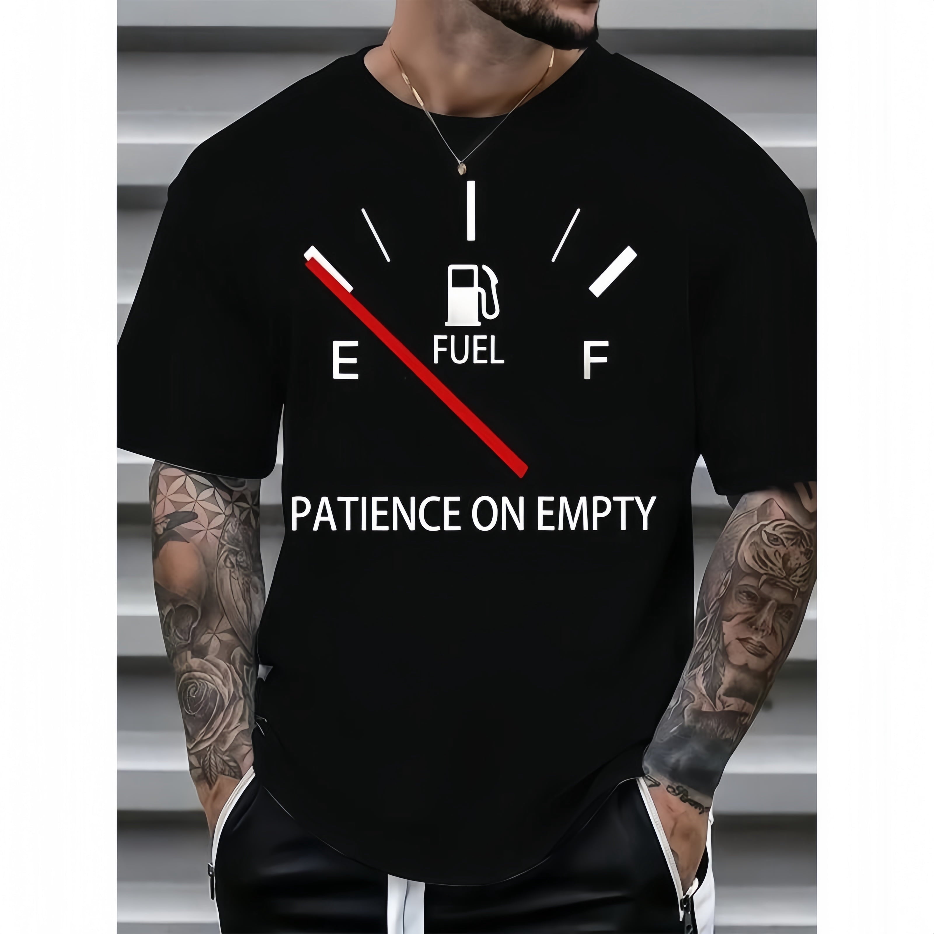 Classic Black Short Sleeve T-Shirt – Men'S Comfortable Cotton Crew Neck With Gau