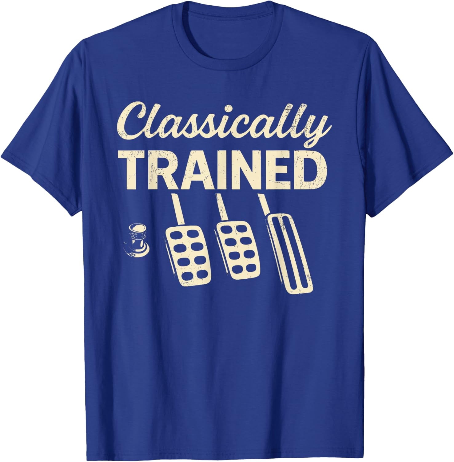 Classically Trained with Dimmer Manual Car Pedals Driving Unisex T-Shirt
