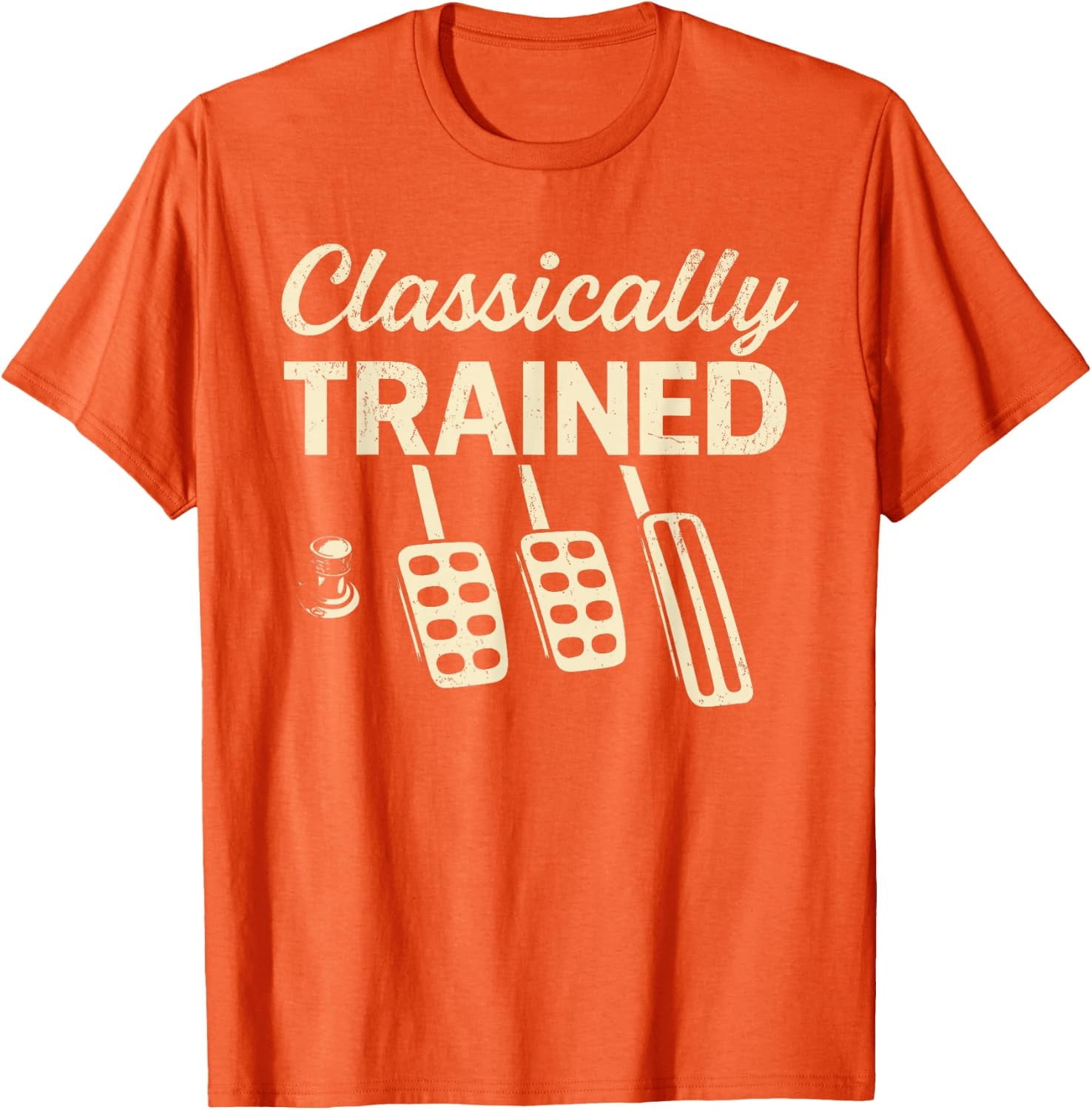 Classically Trained with Dimmer Manual Car Pedals Driving Unisex T-Shirt