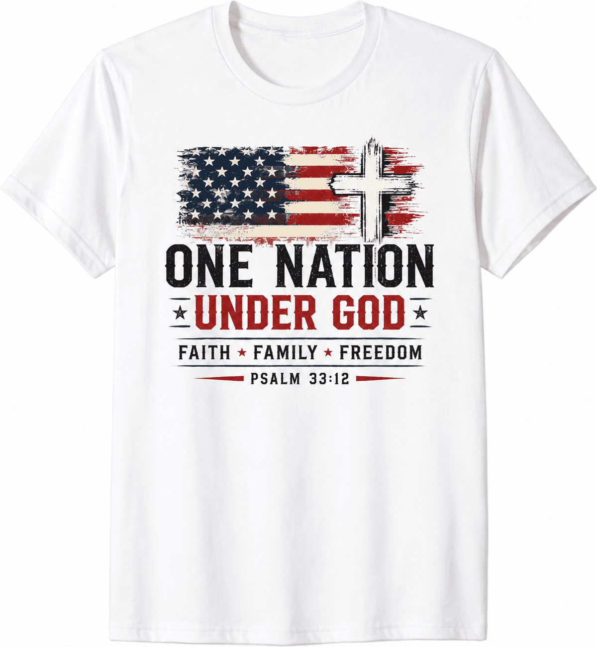 Faith Based Inspirational T-Shirt for Men – Ask, Trust, Thank, Repeat Christian Graphic Tee
