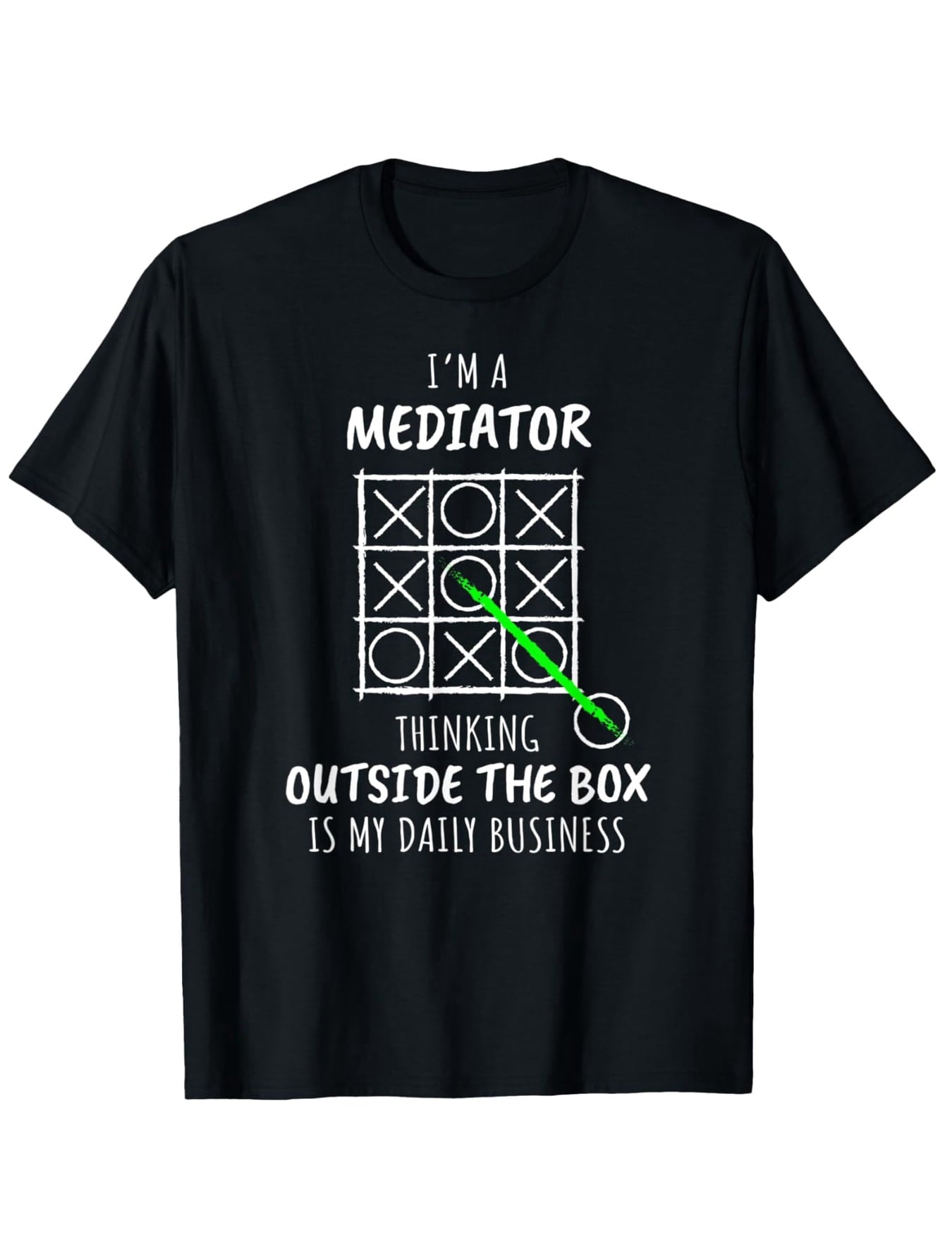 Funny Mediator T-Shirt, Suitable for Unisex Casual Round Neck Outdoor Short-Sleeved TShirt