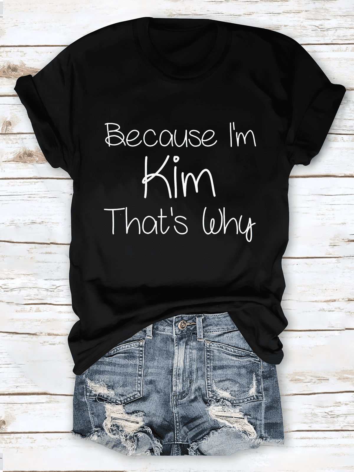 Funny Name Statement Graphic T‑Shirt for Women, Casual Slogan Short Sleeve Crewneck Tee